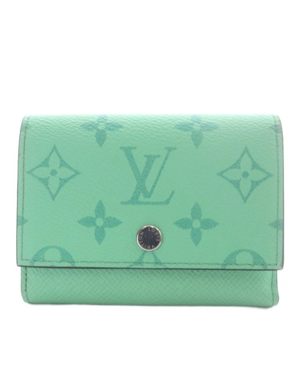 Louis Vuitton Taigarama Victor Wallet Trifold Mint